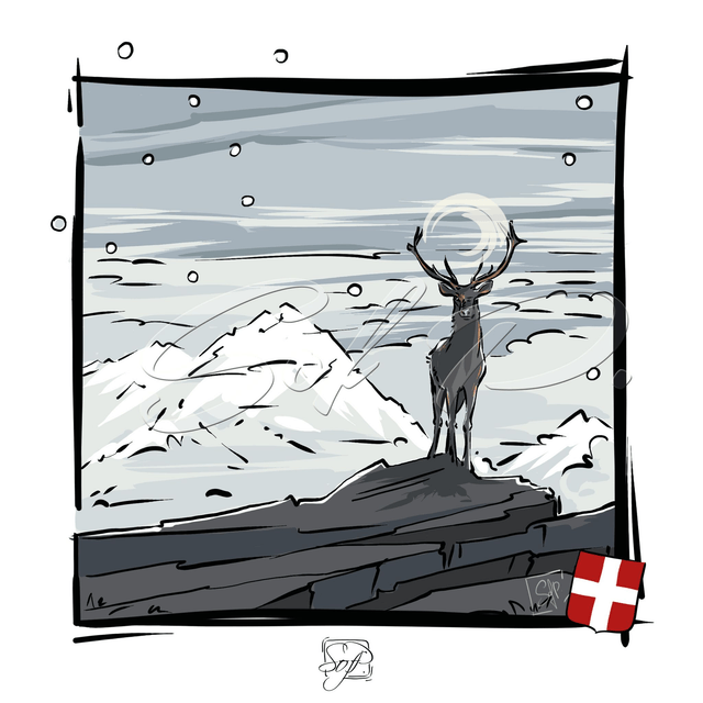 ANIMAUX D'ICI- le roi cerf
